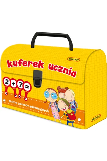 Kuferek ucznia. Zestaw pomocy edukacyjnych Adamigo