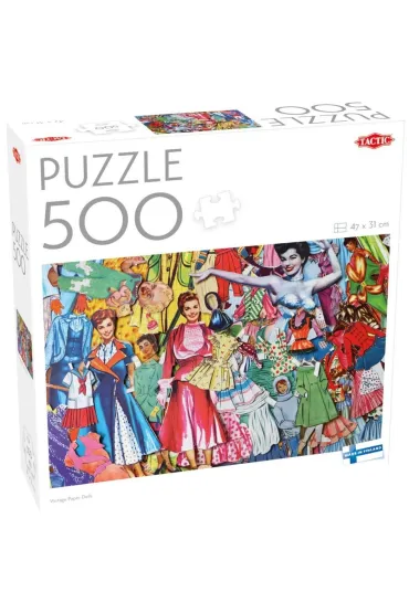 Puzzle 500 Vintage Paper Dolls Tactic