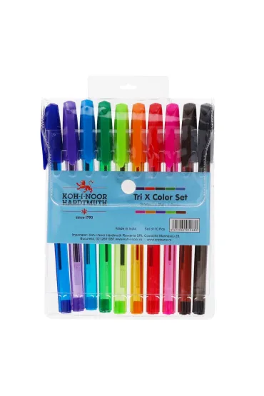 D�ugopis zamykany 10kolor�w KOH-I-NOOR  DLU-TRIX10 10 szt.