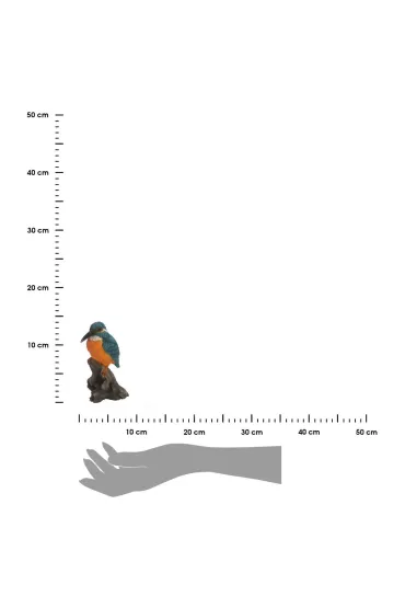 Esschert Design Dekoracyjna figurka ogrodowa zimorodka