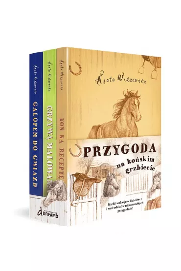 Pakiet Przygoda na koskim grzbiecie: Ko na recept, Grzyw malowane, Galopem do gwiazd - Agata Widzowska
