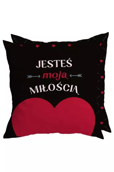 Be-Happy Gifts Poduszka na Walentynki Jeste� moj� mi�o�ci�