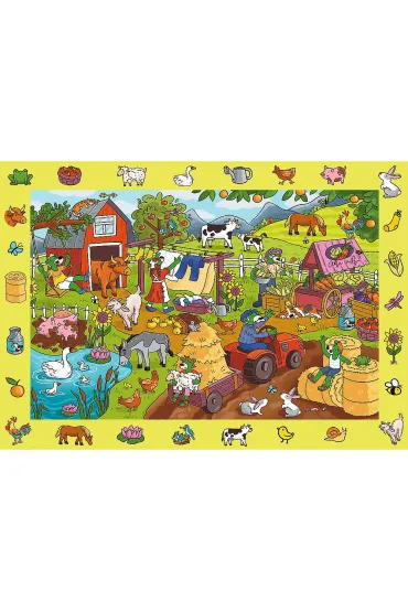 Puzzle obserwacyjne 24 el. Spy Guy Farma Trefl