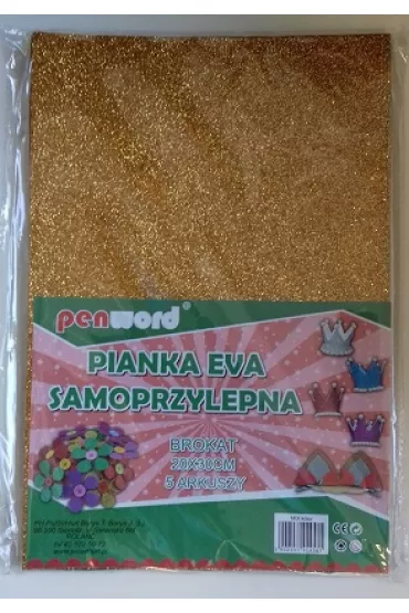 Polsirhurt Pianka Eva brokat samoprzylepna 20x30 cm