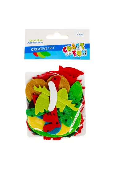 Craft with Fun Zestaw kreatywny filcowy Sowa 480011