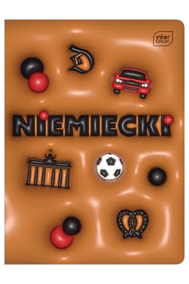 Interdruk Zeszyt A5 Hybrid - Niemiecki z pigu�k� wiedzy kratka 60 kartek