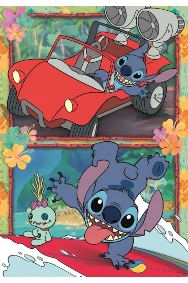 Puzzle 104 el. SuperColor. Stitch Clementoni