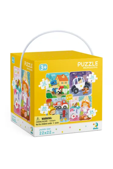 Puzzle 4w1 - Moje Zawody (12+16+20+24 el.) Dodo