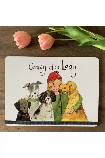 Alex Clark Podk�adka pod talerz MT56 Crazy Dog Lady Psiara
