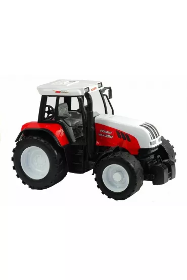 Traktor z przyczep� 65cm LeanToys