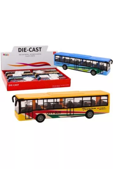 Autobus Miejski z nap�dem frykcyjnym 15cm MIX LeanToys