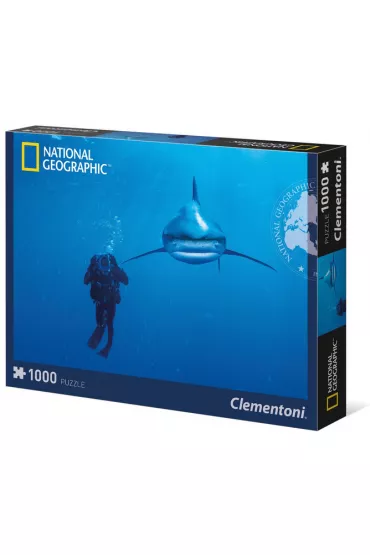 Puzzle 1000 el. Rekin Clementoni