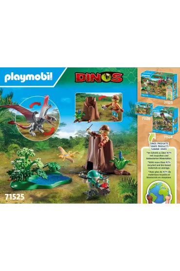 Playmobil Dinos Stacja badawcza dla dinozaur�w Dimorfodon�w 71525