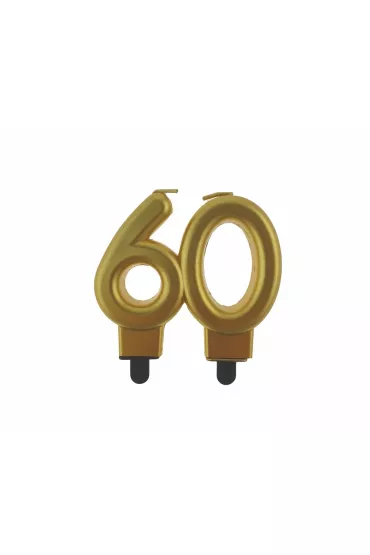 Godan �wieczka 60 Urodziny metaliczna B&C 8cm