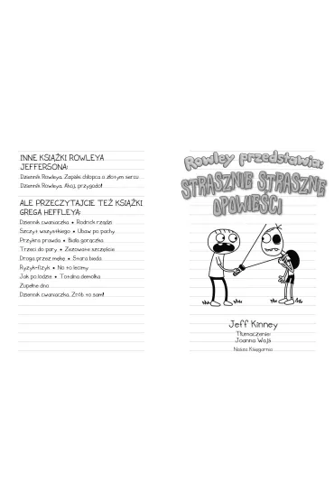 Rowley przedstawia. Strasznie straszne opowie�ci - Jeff Kinney