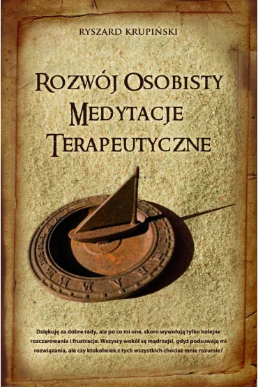 eBook Rozw�j osobisty. Medytacje terapeutyczne pdf mobi epub - Ryszard Krupi�ski
