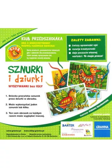Sznurki dziurki Granna