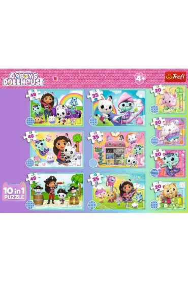 Puzzle 10w1 Gabby i jej �wiat TREFL