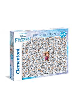Puzzle 1000 el. Impossible Frozen 39360 Clementoni