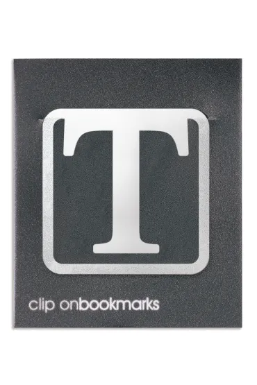 If Metalowa zak�adka - Litera T Clip-on