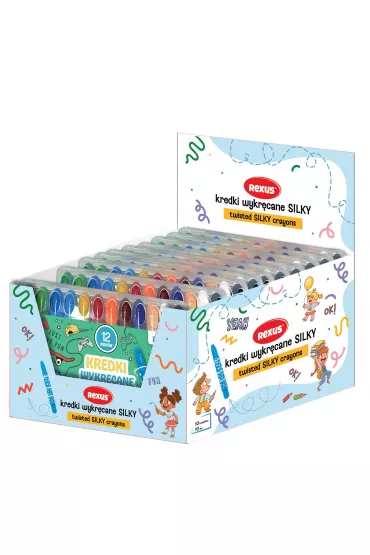 Beniamin Kredki wykr�cane Silky 12 szt.