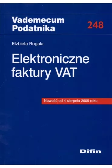 Elektroniczne faktury vat - El�bieta Rogala
