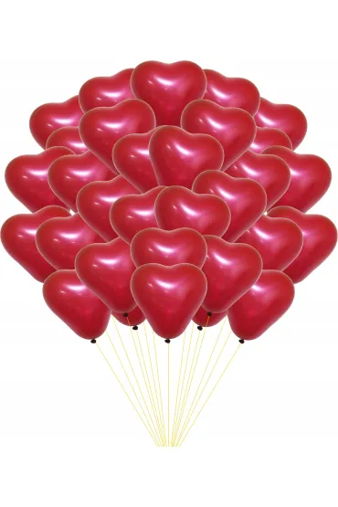 Balony Serce 25cm 50 szt.