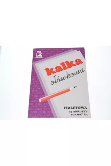Kakado-Delfin Kalka o��wkowa A4 w teczce 25 arkuszy