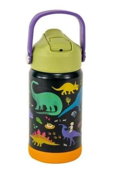 Floss & Rock Butelka Dinozaury 400ml