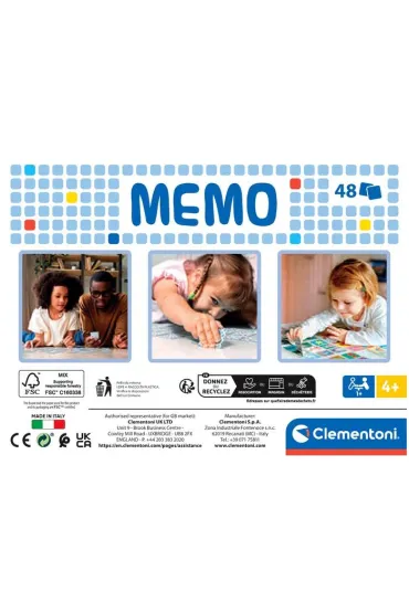 Memo Farm Play Witch Colors Clementoni
