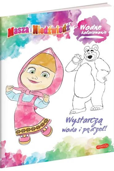 Masza i Nied�wied�. Wodne kolorowanie