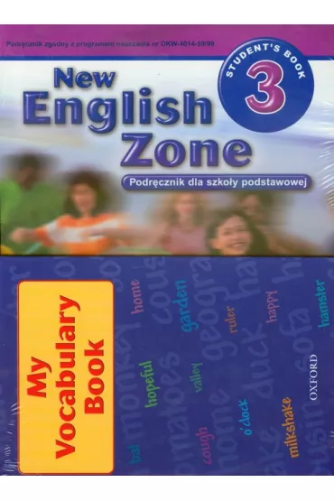 New English Zone 3. Student`s Book. My Vocabulary Book - Anna Gonerko-Frej, Rob Nolasco
