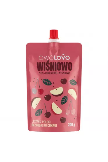 Owolovo Mus jab�kowo-wi�niowy Wi�niowo 200 g