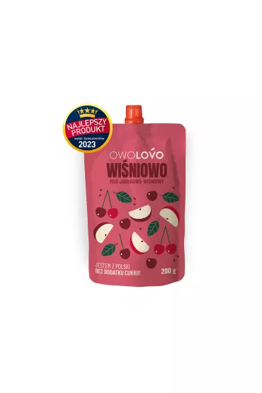 Owolovo Mus jab�kowo-wi�niowy Wi�niowo 200 g