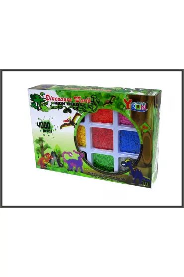 Koraliki do zgrzewania/prasowania Dinozaury 3D w pude�ku BT-0099A Hipo