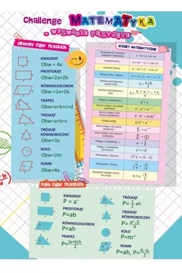 Dwustronna Plansza/�ci�ga A4 Matematyka