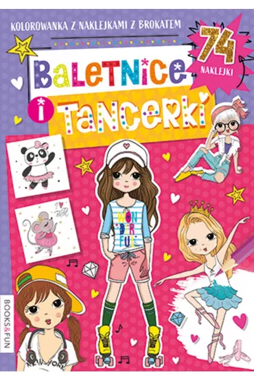Baletnice i tancerki. Kolorowanka