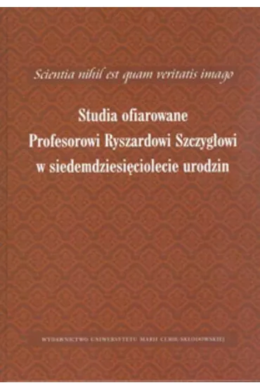 Scientia nihil est quam veritatis imago. - Anna Sochacka, Pawe� Red Jusiak