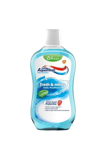 Aquafresh Fresh&Minty p�yn do p�ukania jamy ustnej 500 ml