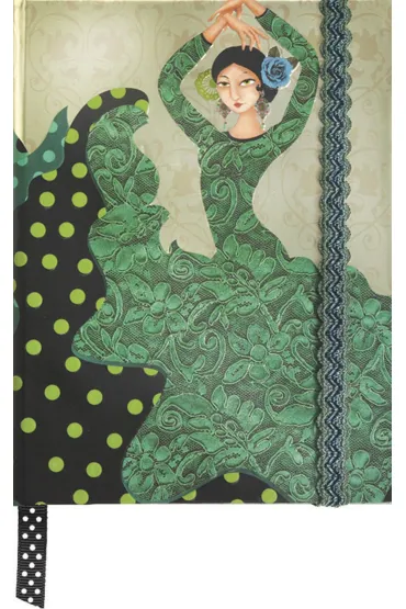 Boncahier Notatnik ozdobny 0022-02 Flamenco Bulerias 144 kartki