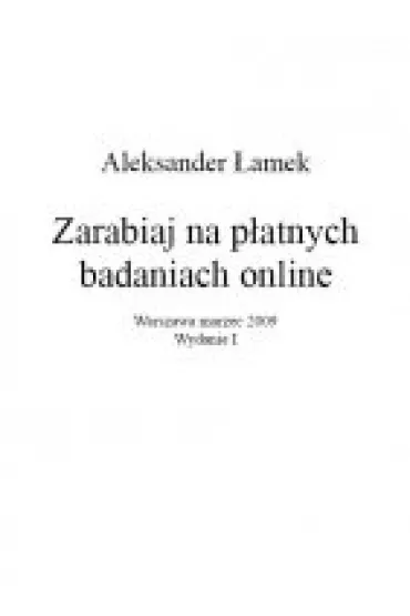 (e) Zarabiaj na p�atnych badaniach online