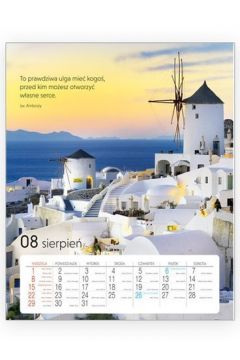 Kalendarz 2021 cienny. Na kocu wiata