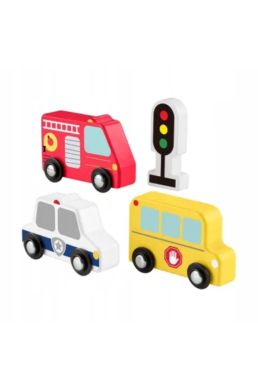 Fisher-Price. Samochody drewniane Mattel