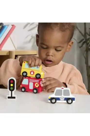 Fisher-Price. Samochody drewniane Mattel