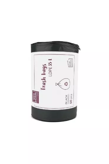 Idea Worki na �mieci 35L czarne 50 szt.