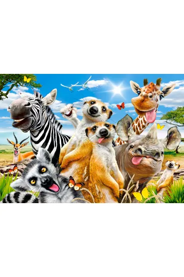 Puzzle 500 el. African Selfie Castorland