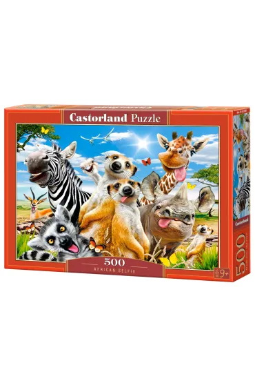Puzzle 500 el. African Selfie Castorland