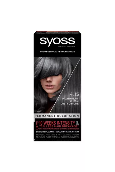 Syoss Permanent Coloration farba do w�os�w trwale koloryzuj�ca 415 Przydymiony Chrom