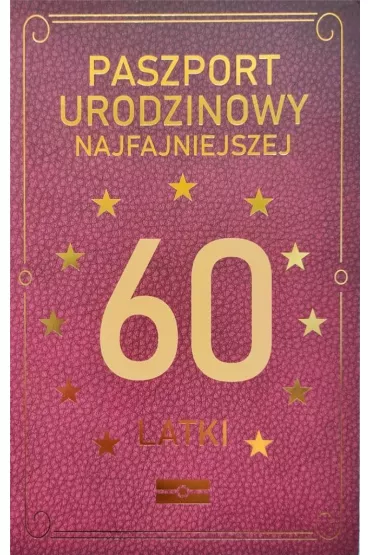 Yeku Karnet Urodzinowy 60 JCX-042