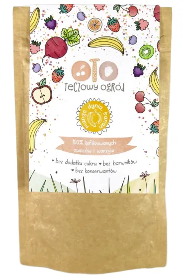 OtoLandia T�czowy ogr�d Owoce i warzywa liofilizowane Mango, dynia, banan 40 g